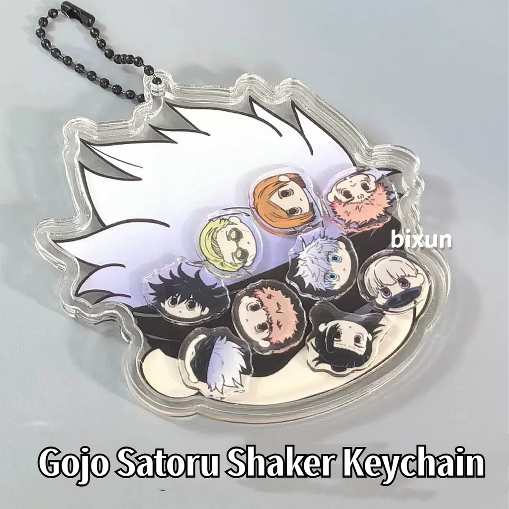 Jujutsu Kaisen Gojo Satoru Rocker Shaker Keychain Backpack Pendant ...
