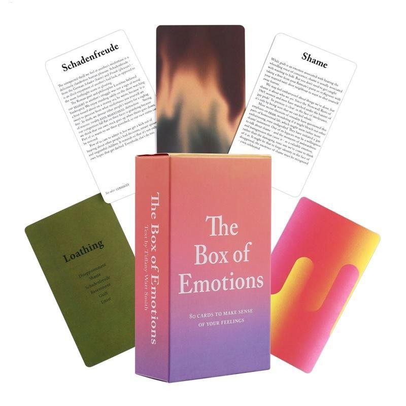 The Box of Emotions 10.3*6cm - 80 Cards To Make Sense of Your Feelings ...