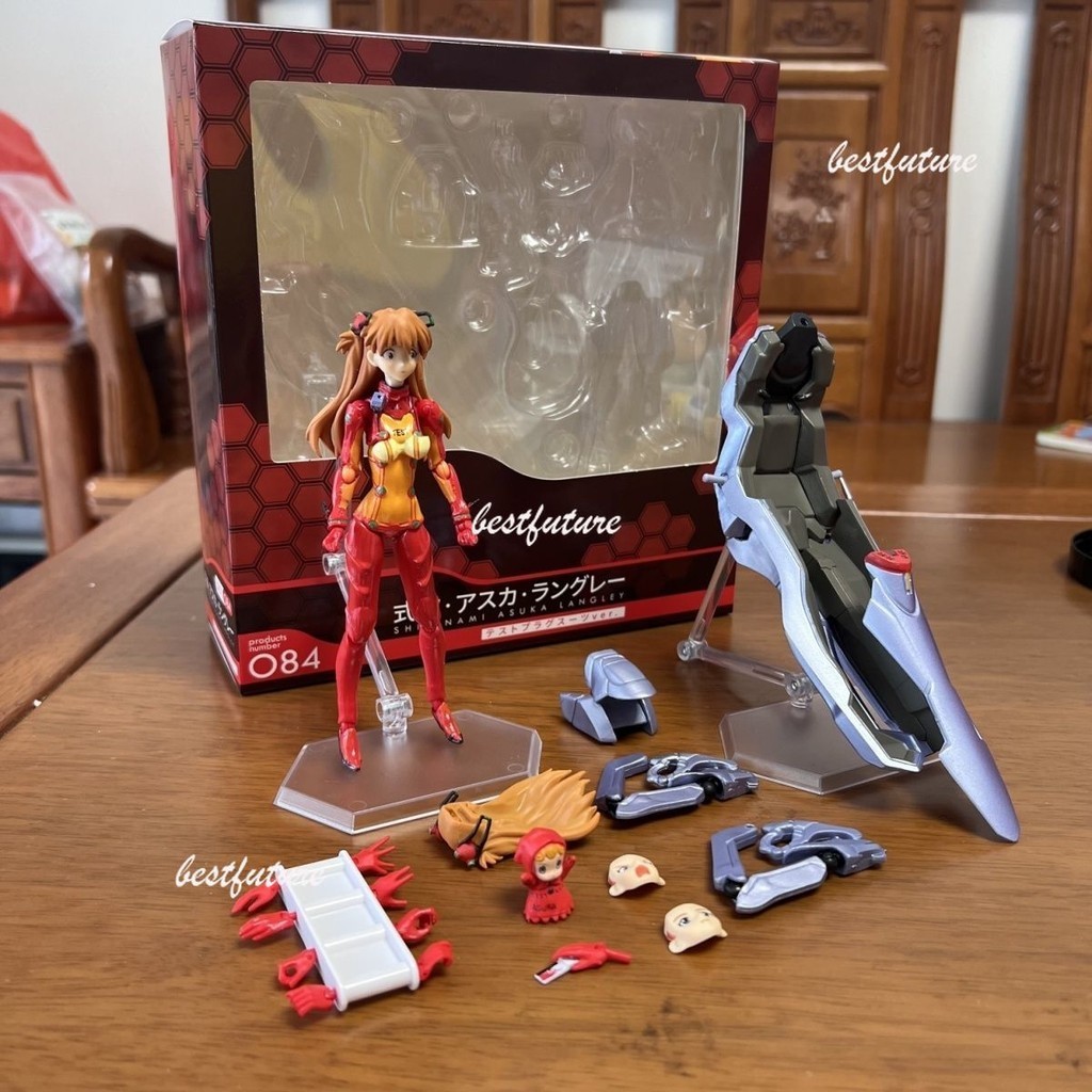 Action Figure Evangelion Figma 084 Eva Asuka Langley Rei Ayanami ...