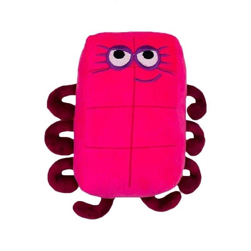 Cute Cartoon Numberblocks Plush Doll pendidikan mainan Stuffed bilangan ...