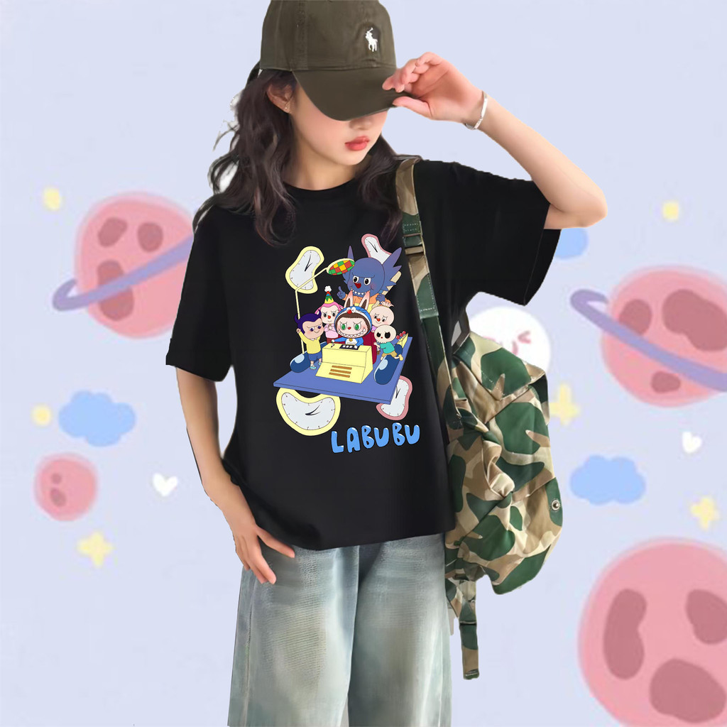 Basi [Popular] T-Shirt Printed Nong Bubu Rabbit Cute Oversize Round ...