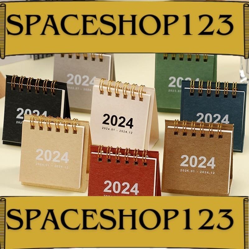 Mini 2024 Calendar Creative Portable Desktop Calendar Small Fresh ...