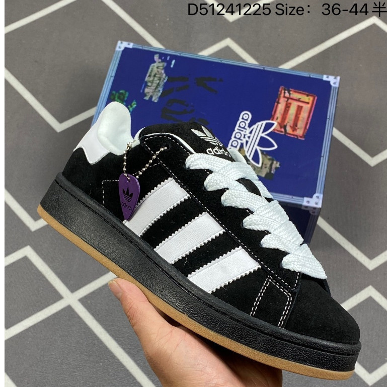 Korn X Adidas Originals campus 00s low Board Black White Pan anti slip wear resistant shoes low state Slipper GI7D Shopee Malaysia