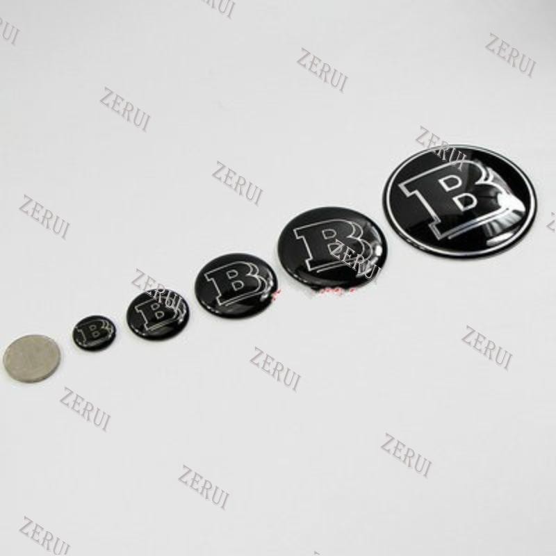 ZR For smart BRABUS Automobile logo stickers paper machine cover label ...