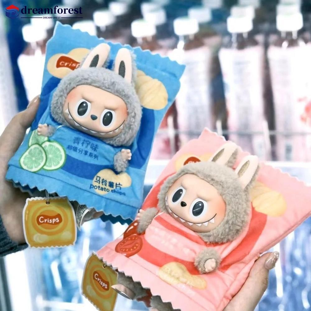 DREAMFOREST Labubu The Monsters Figure Doll Potato Chip Packaging ...