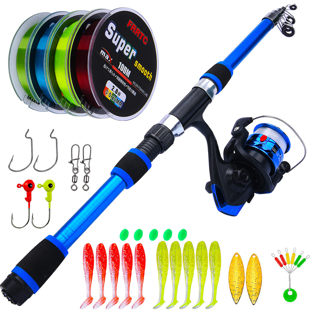 Fishing Full Set Telescopic Fishing Rod Spinning