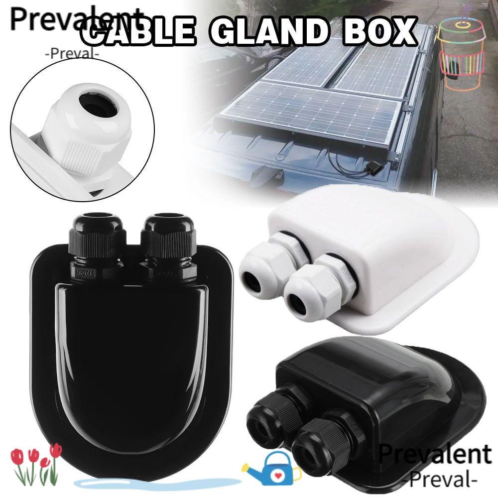 PREVAL Curved Cable Connector, Double Hole Durable Panel Sealing Box ...