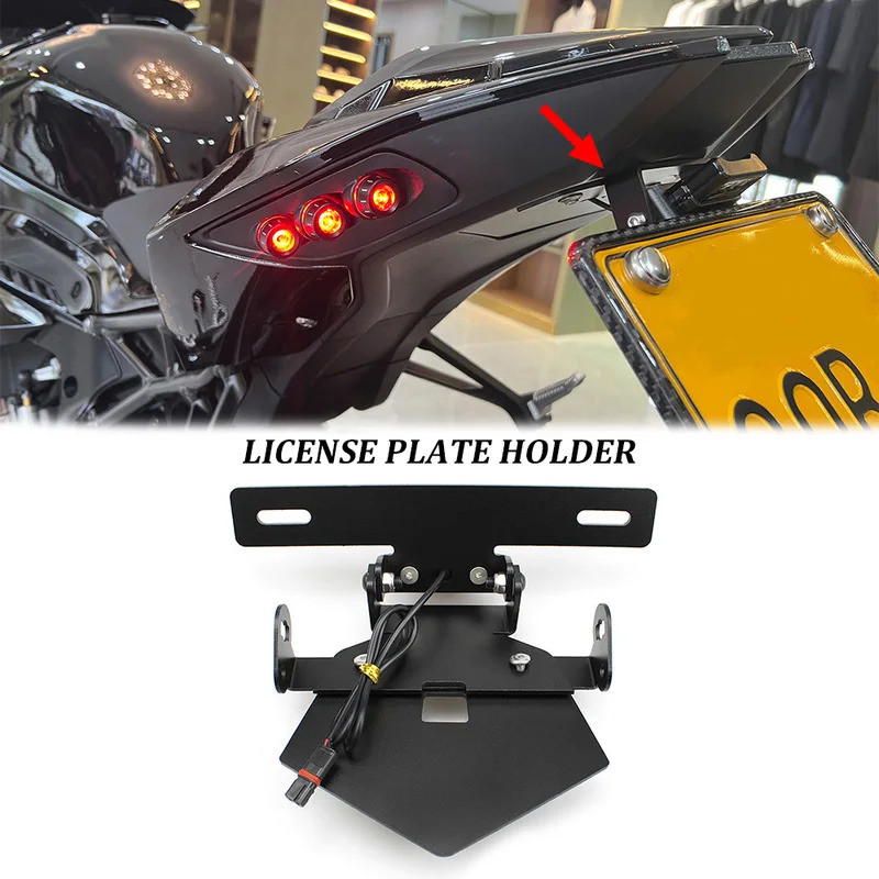 R&G Racing Tail Tidy Licence Plate Holder Black For BMW S1000rr 19 21