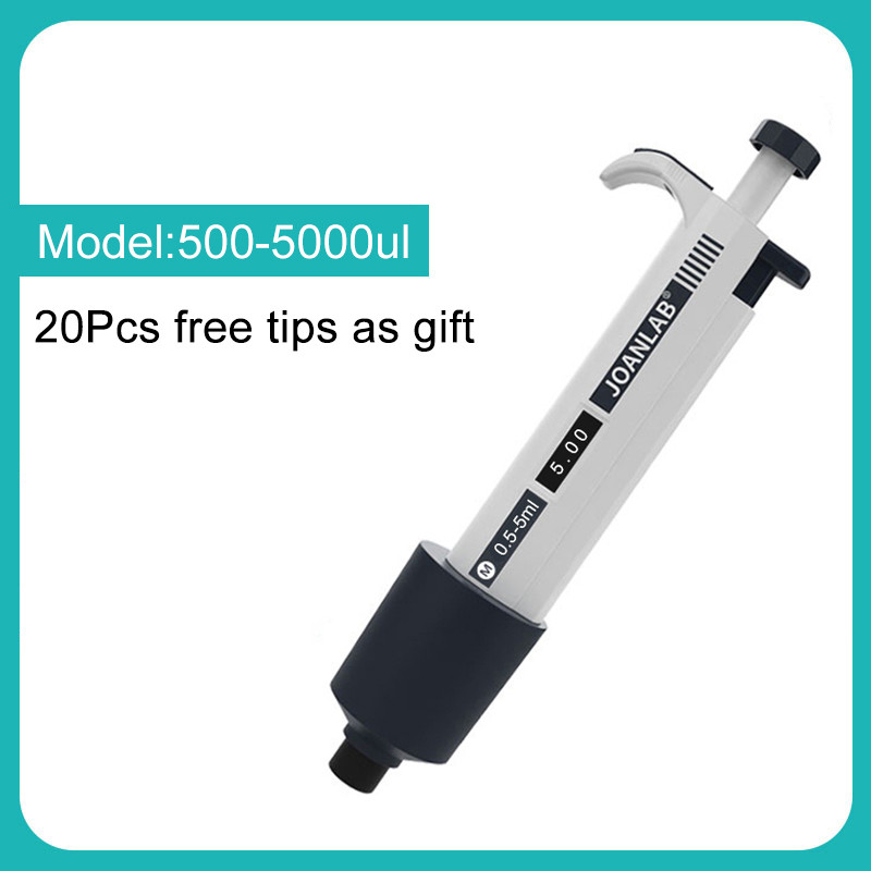 Lot De 6 Micropipettes Monocanal JOANLAB - Volume Réglable 1 ML à 10 ML - Pour Laboratoire Biologique, Médical - Neuf