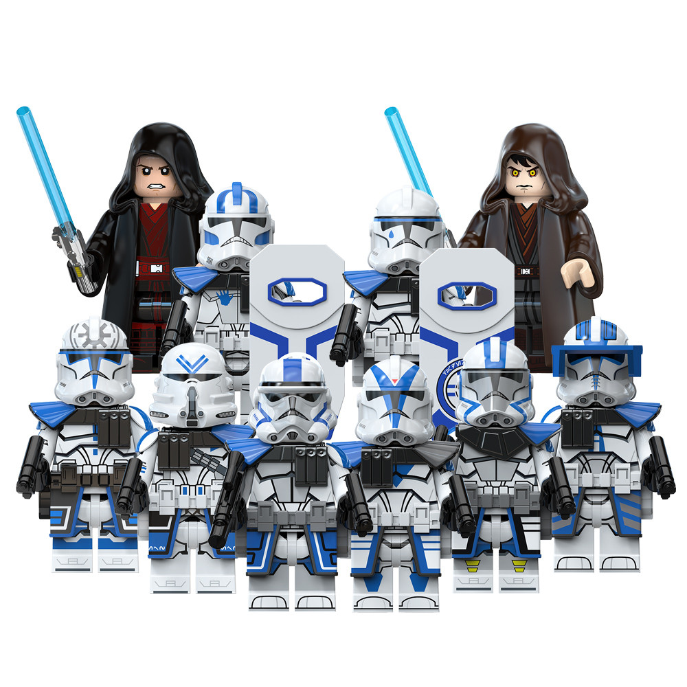 New Space Wars Anakin Skywalker 501 Clone Troopers Building Blocks ...