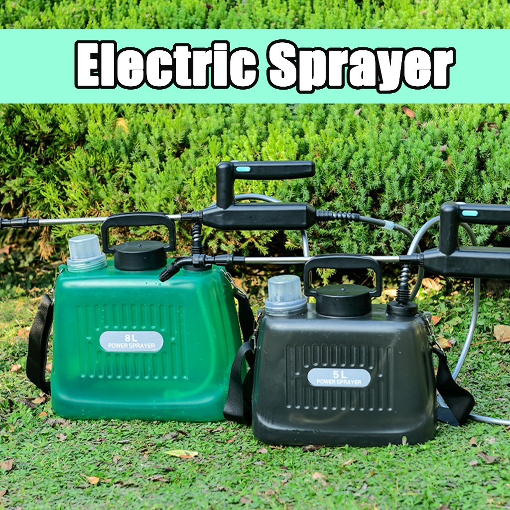 NEW7.4V 5L/8L Electric Garden Pump Sprayer Garden Mist Sprayer Knapsack ...
