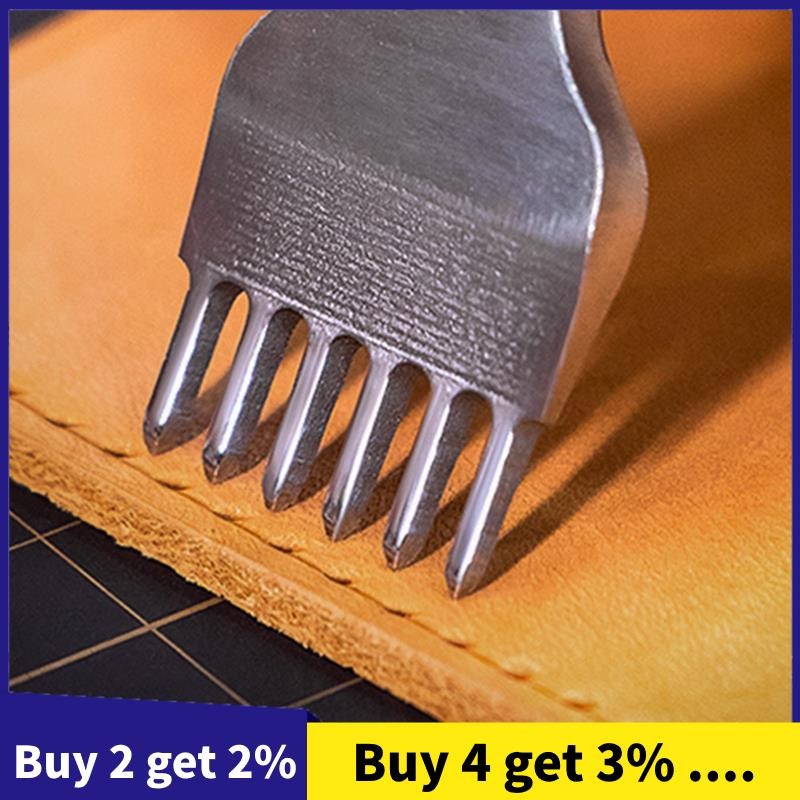 1 Set ofBasic Leather Diamond Chisels Hole Punching Tool Craft Tool 4mm ...
