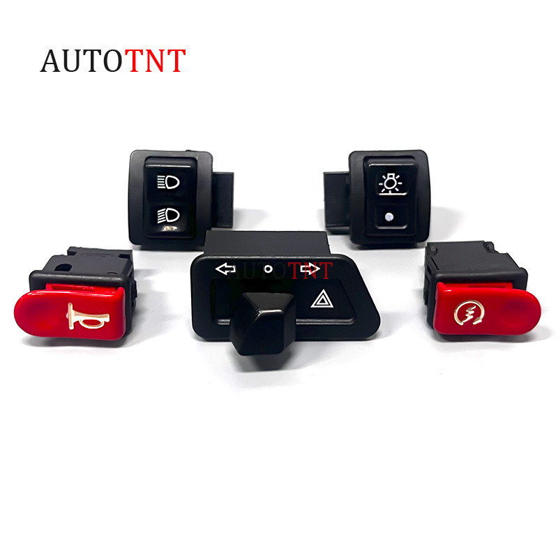 SYM E-BONUS110 SR 5PCS Button SET Starter Hi Low Horn Signal On Off ...