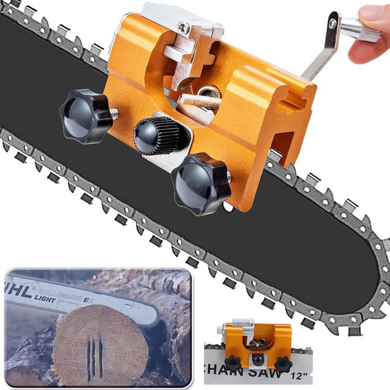 Easy Portable Chainsaw Sharpener Universal Chain Saw Drill Sharpen Tool ...