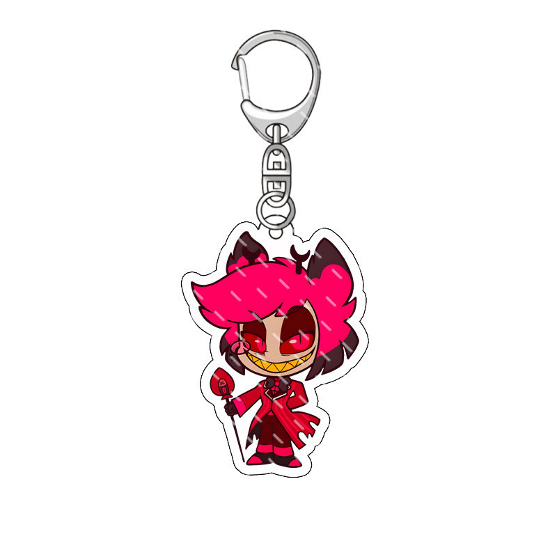 2024 Hazbin Hotel Alastor Anime Surrounding Acrylic KEYCHAIN