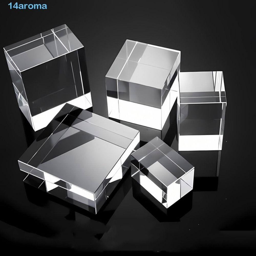 AROMA Jewelry Display Riser Stands, Polished Stereoscopic Acrylic Cube ...