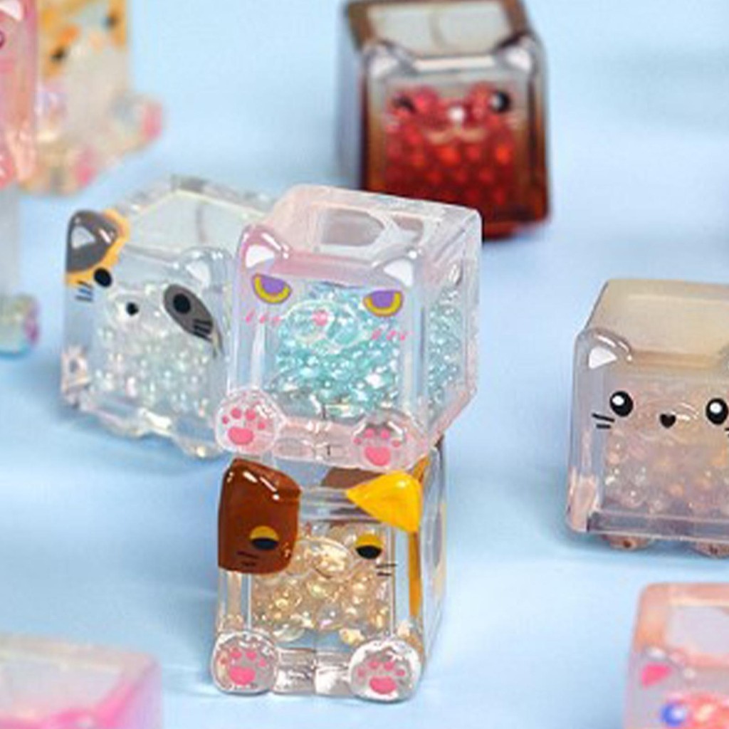 Block stacking cat second generation figure Stackable Animal Toy Cube ...
