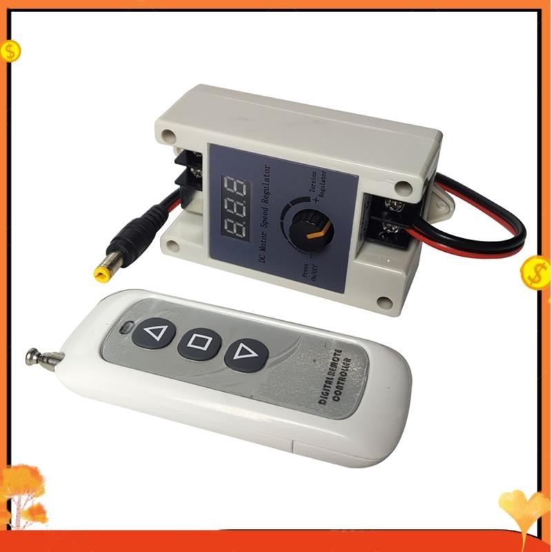 Wireless Remote Control DC Motor Speed LED Light PWM Dimming Speed ...