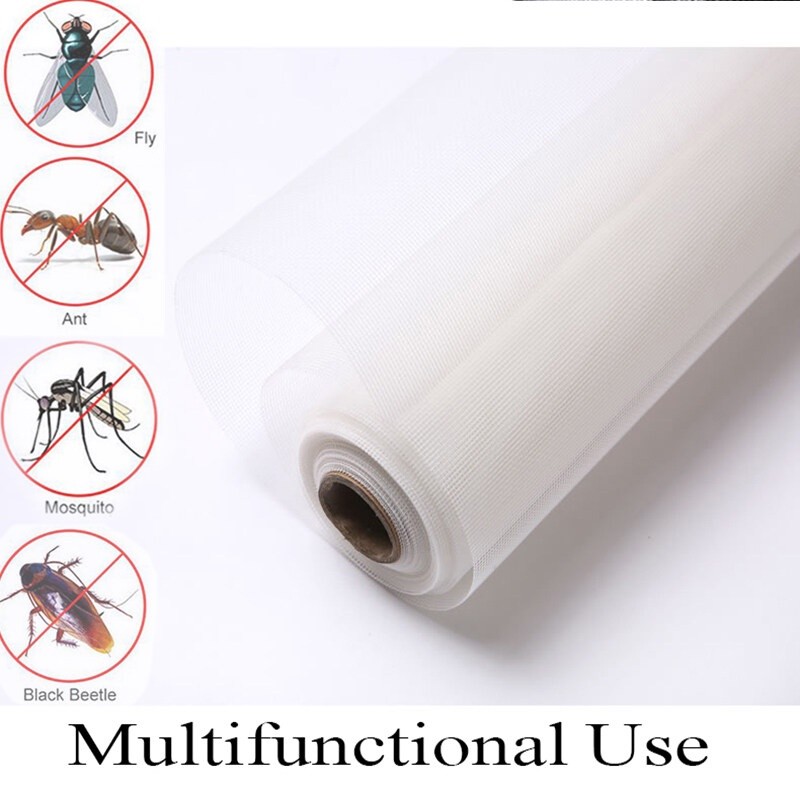 Fiberglass Mosquito Net High Durability Insect Screen for Windows,White ...