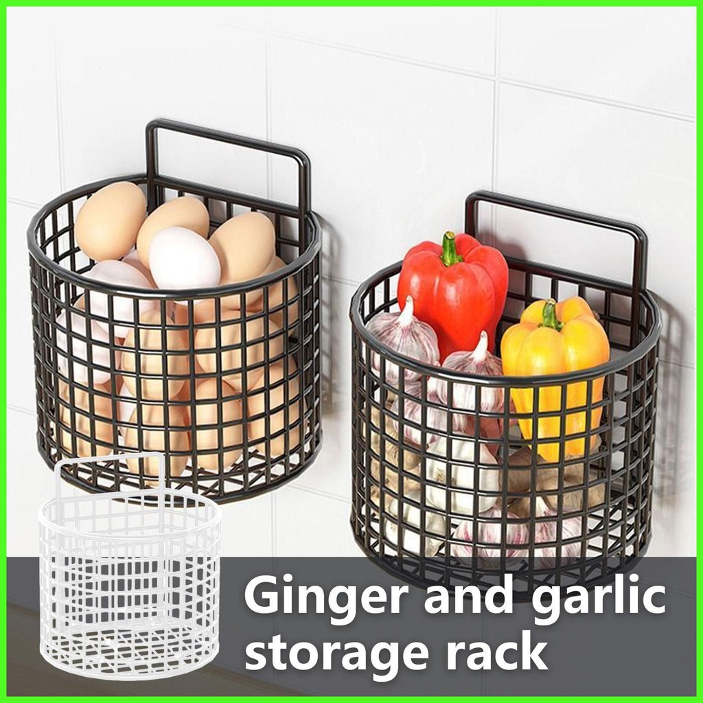 Garlic Container Storage Vegetable Fruit Storage Rack Garlic Holder ...