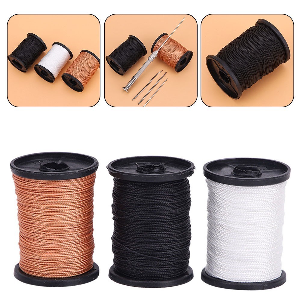 (THEBEST) Nylon Sewing Thread Sewing Waxed Thread For Shoe Hand Sewing ...
