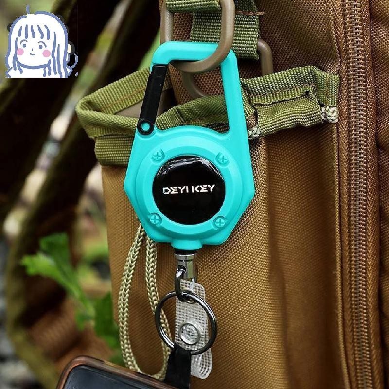 Exquisite And Firm Retractable Elastic Rope Keychain Outdoor ...