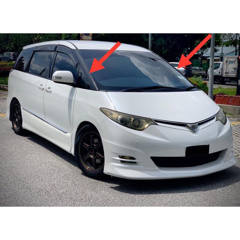 Toyota Estima ACR50 GSR50 2006-2012 Front Windshield Outside Moulding ...
