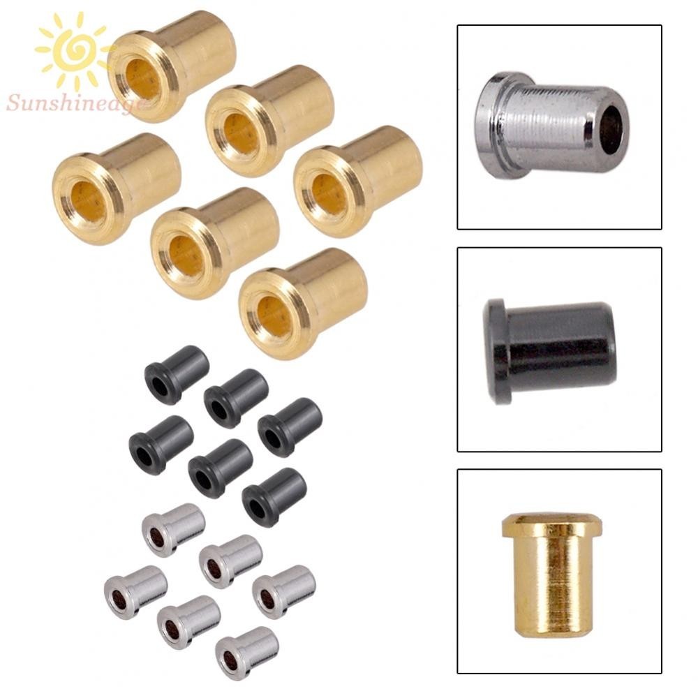 6pcs Guitar String Mounting ferrules Wire Cases Electric Guitar ...