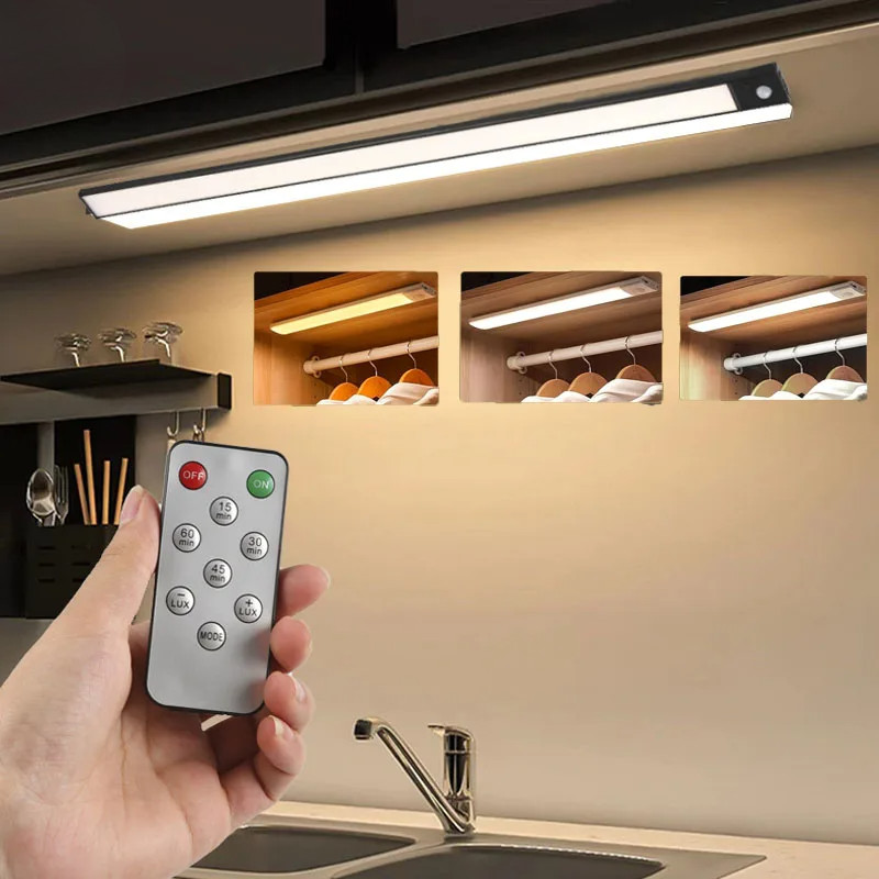 3 Colors Wireless Remote Supported 20/30/40/50/60/80cm Type-C Motion ...