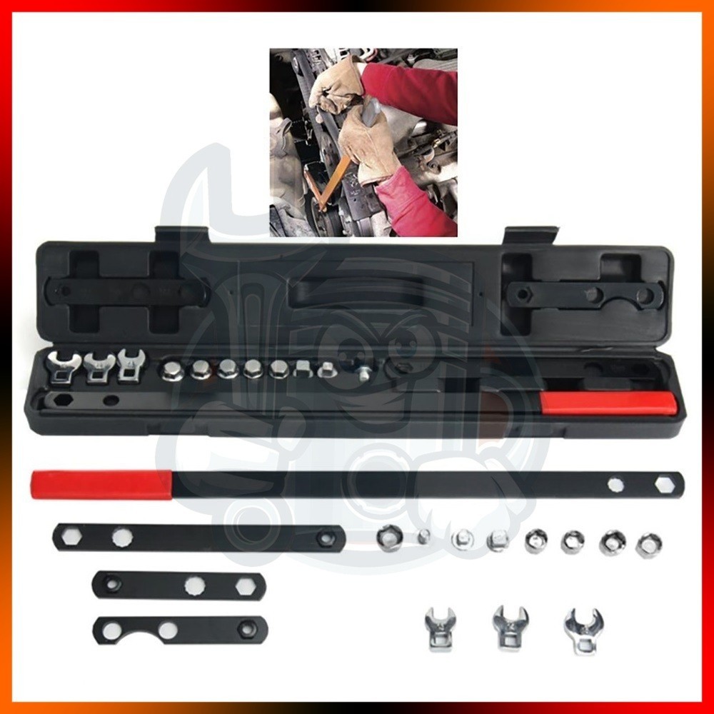 8-Piece Serpentine Belt Tool Set – Carbon Steel Tensioner Wrenches
