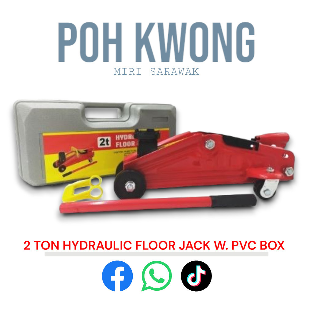 Heavy Duty 2 Ton Portable Hydraulic Floor Jack Car Jack Heavy Duty Car ...