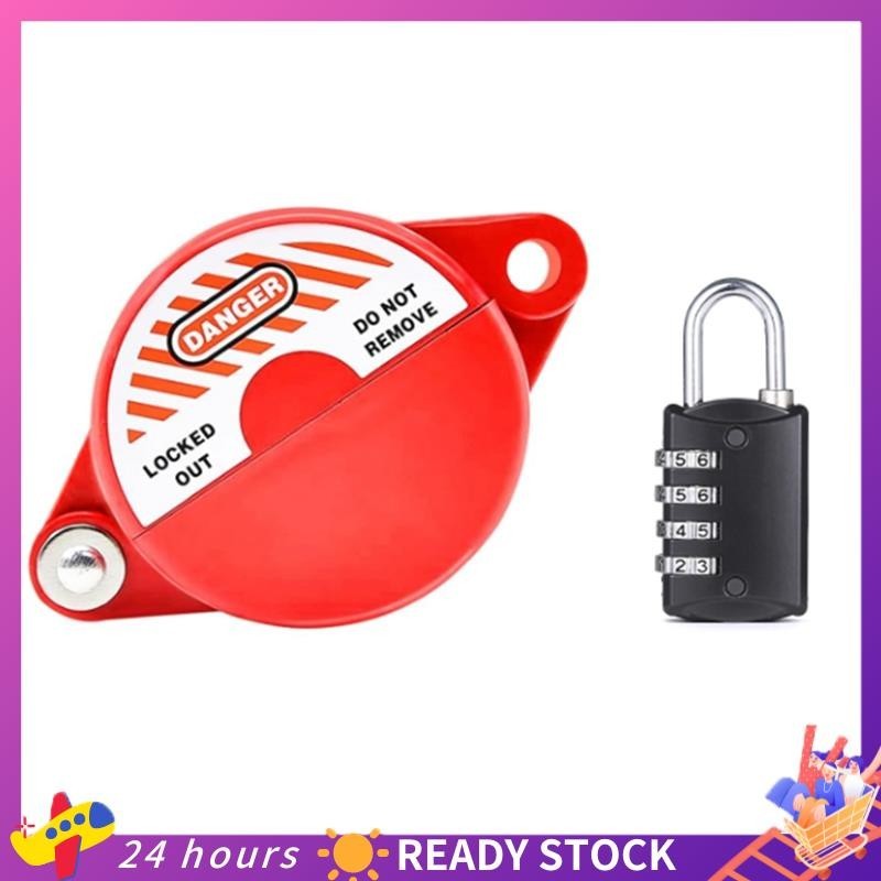 【HOT SALE】 Gate Valve Lockout Device with Coded Lock Suited for 1 to 2 ...