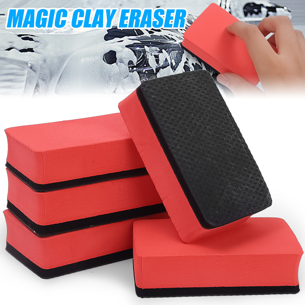 Car Sponge Block Pad - Multi-Purpose, Square - Durable, Non Scratch ...