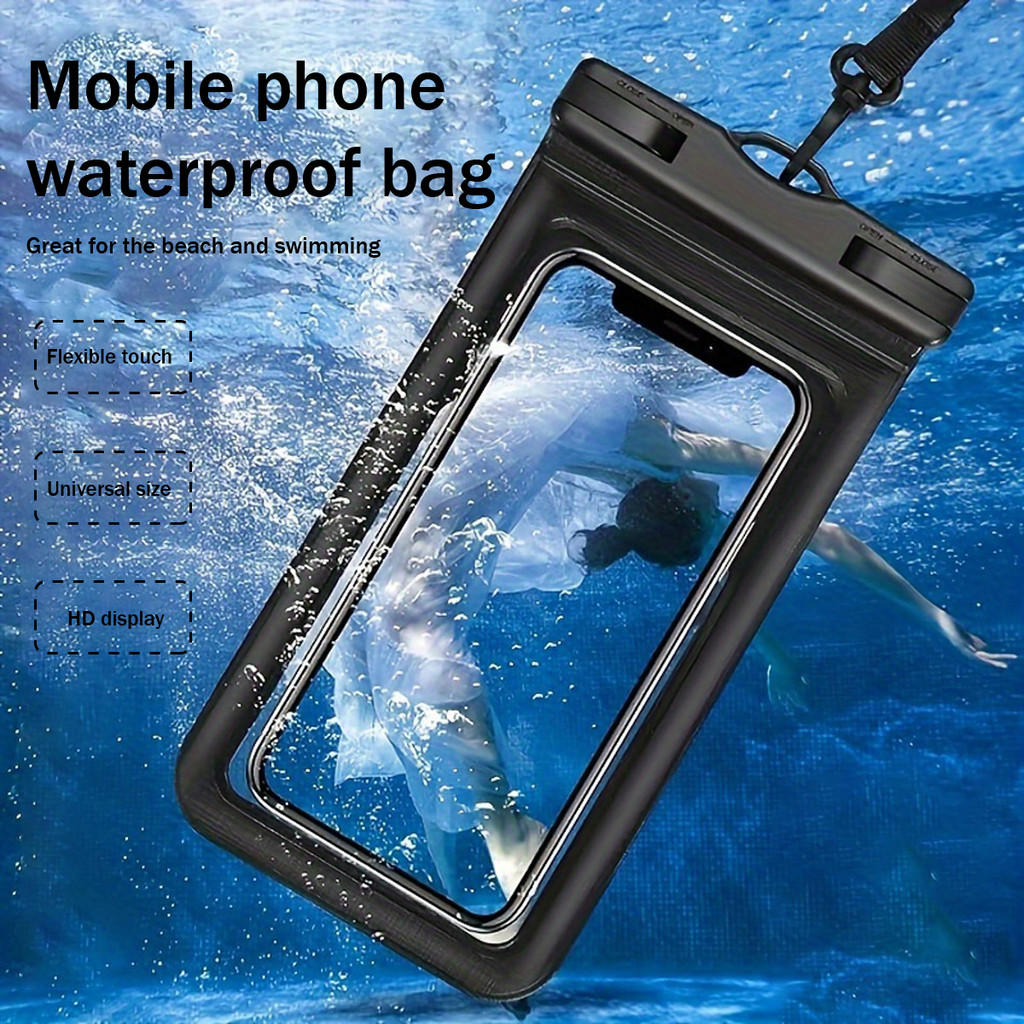 Floating Waterproof Phone Cushion Underwater Dry Bag Swimming Phone ...