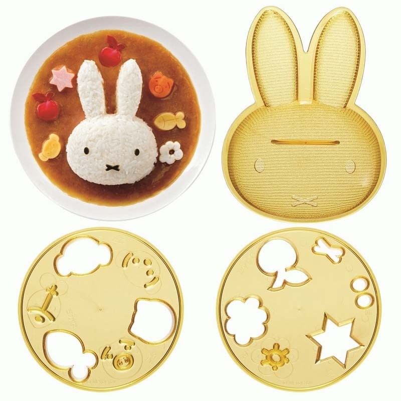 Cartoon 3D Rabbit Shaped Rice Ball Mold DIY Animal Sushi Onigiri Bento ...