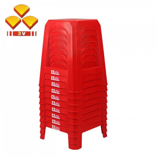 Extra Thickness Strong 3V PS703 Grad A Quality Square Plastic Stool ...