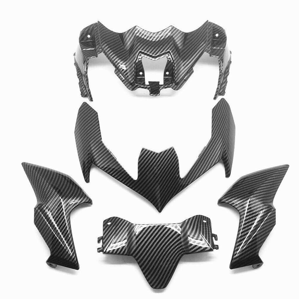 For KAWASAKI Z 900 2020 2021 Carbon Fiber Pattern Front Nose Headlight ...
