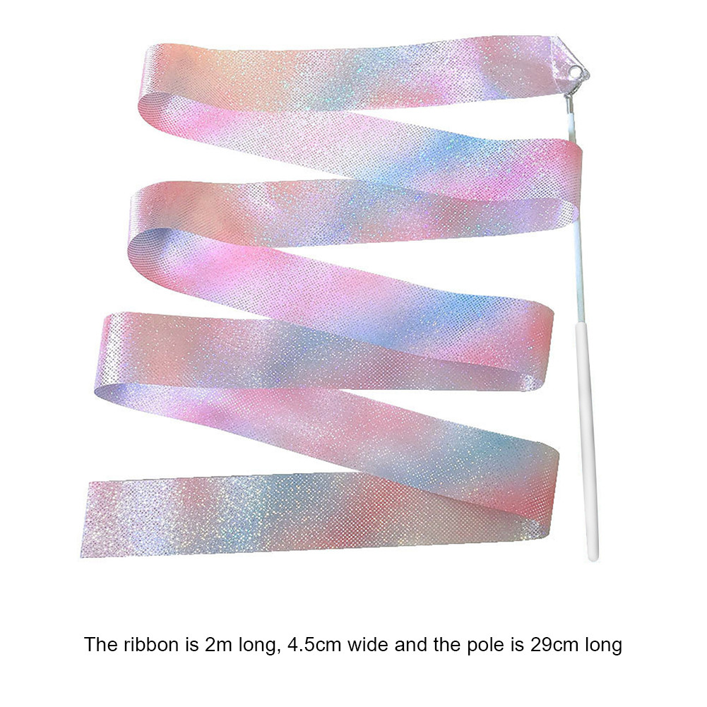 Bv 2/4M Colorful Gymnastic Ribbon with Wand Rhythmic Gymnastics Ribbon ...