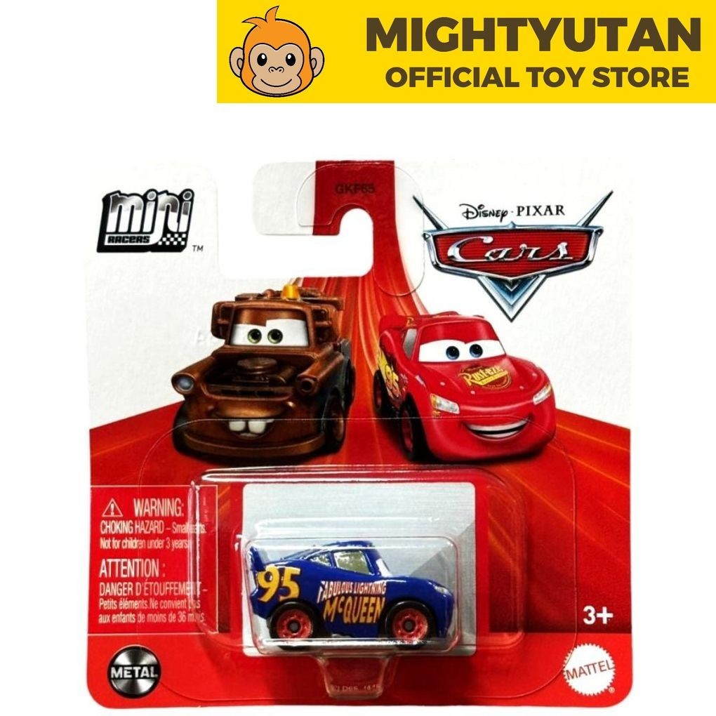 Disney Pixar Cars Mini Racers - Fabulous Lightning McQueen | Shopee ...