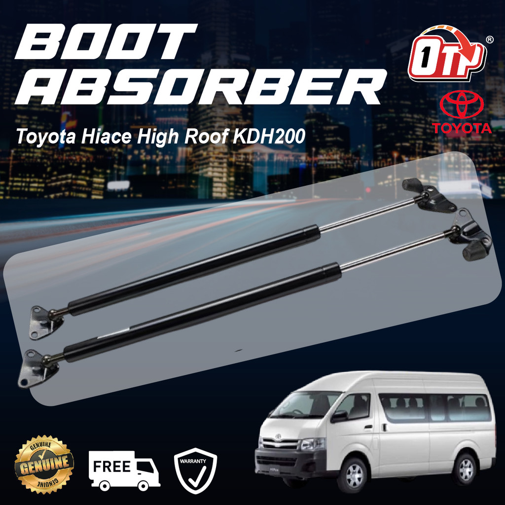 Toyota Hiace KDH200 Rear Bonnet Damper Boot Absorber Tailgate Rear ...