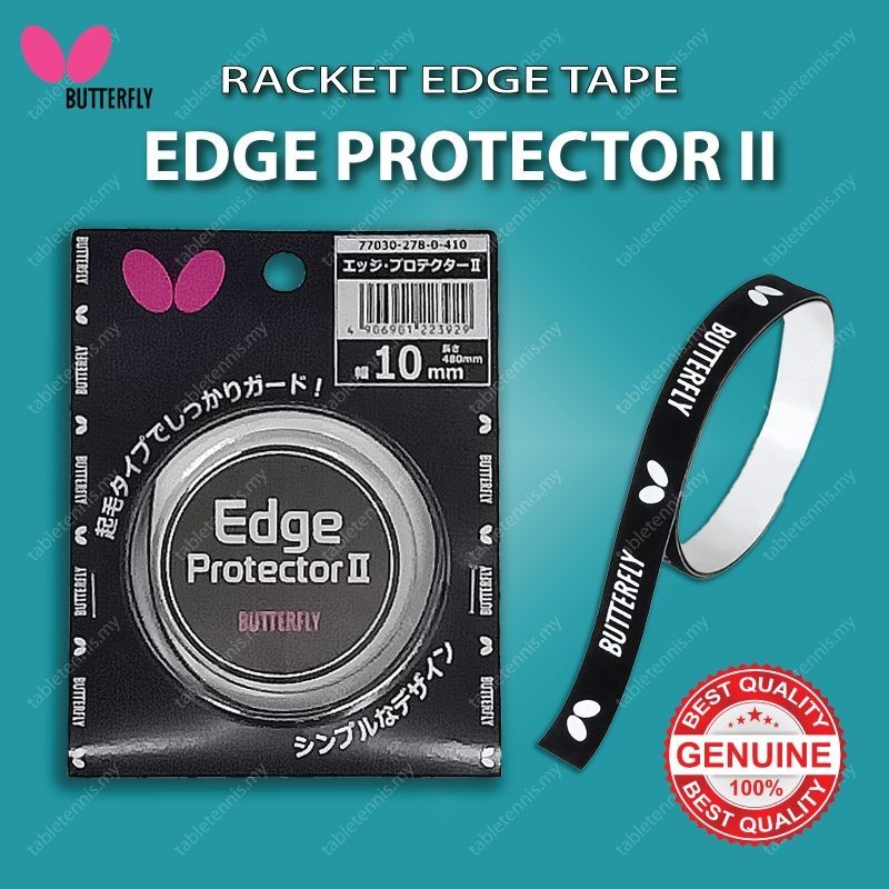 Authentic Butterfly Edge Protector II Table Tennis Racket Edge Tape ...