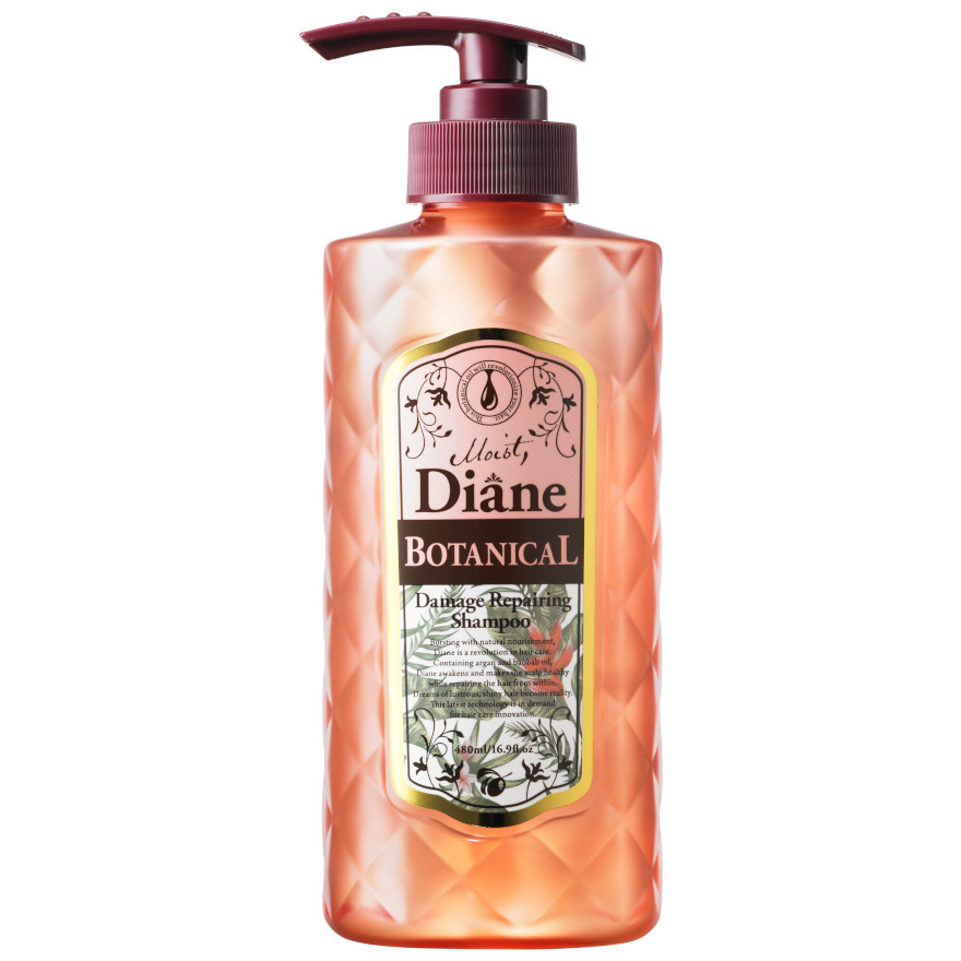 Moist Diane Botanical Moist Shampoo – Pflegendes Öl-Shampoo, 480 Ml
