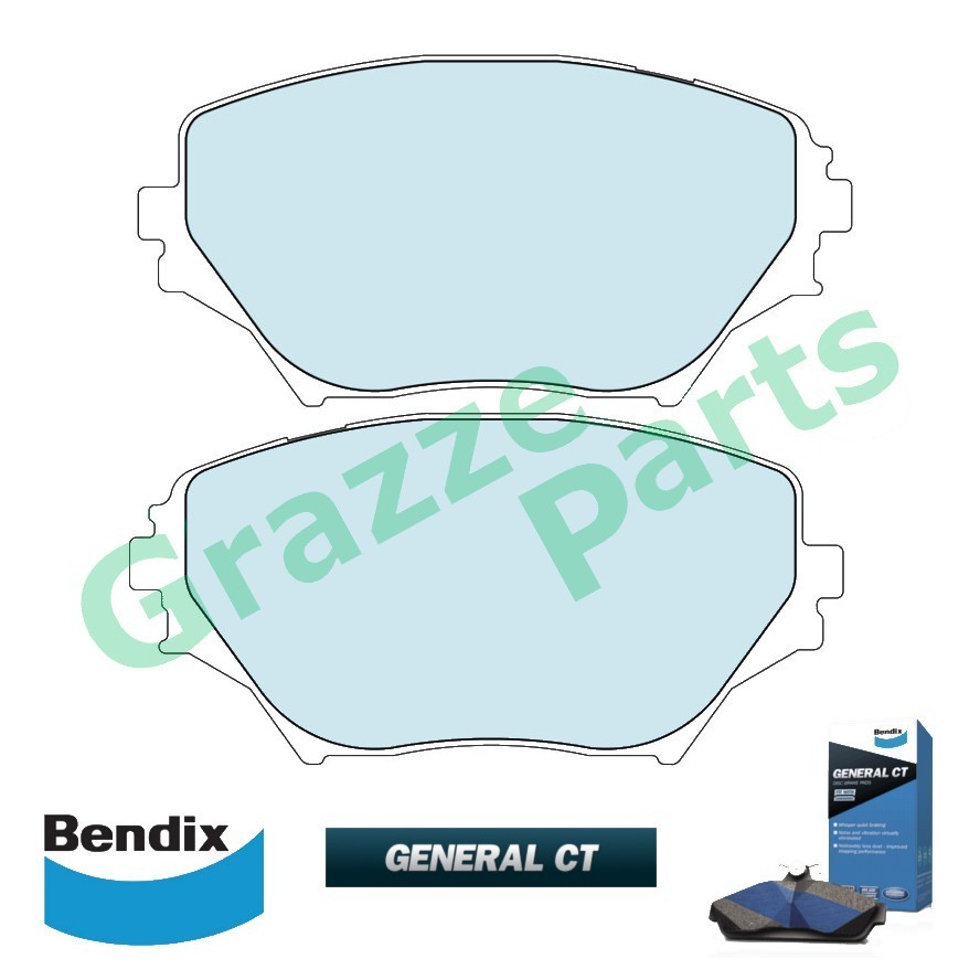 Bendix General CT Disc Brake Pad Front for DB1432 Toyota RAV 4 1.8 2.0 ...