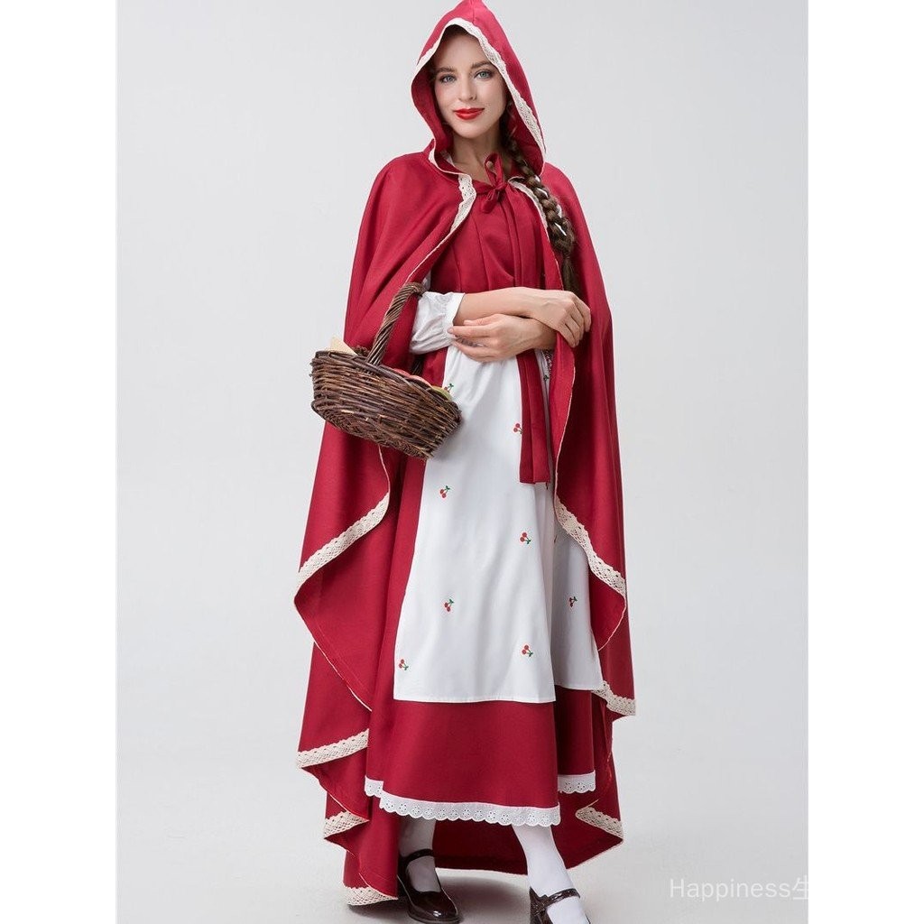 24Hourly Delivery Halloween Costume Christmas Red Little Red Riding ...