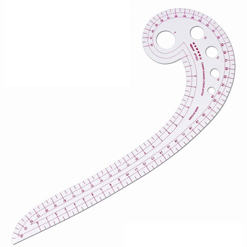 GMARTY Multifunction Plastic French Curve Sewing Ruler Easy Curve