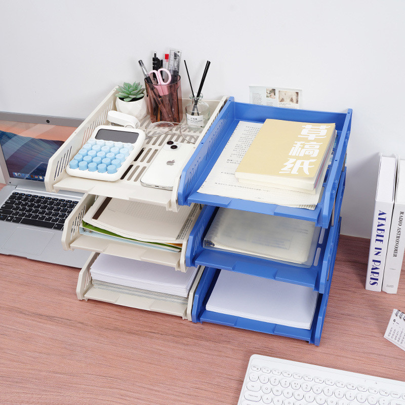 A4 Paper Storage Tray Multipurpose Documents File Storage Rack Desktop ...
