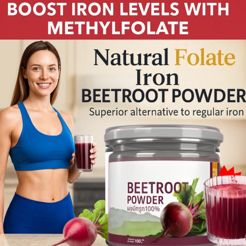 Beetroot powder is exclusive for beauty and rosy skin. Folic acid and ...