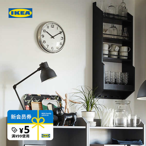 wall clock jam dinding besar ruang tamu jam dinding IKEA IKEA PUGG Puge ...