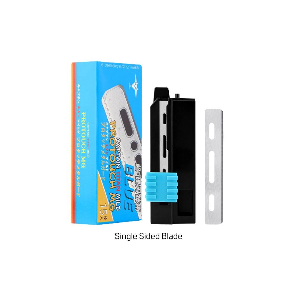 JAPAN Captain Titan Mild Protouch MG Single Razor Blade (BLUE) (BB ...