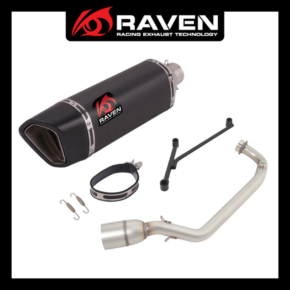 RAVEN Sym Husky Adv 150 Full System Exhaust Stainless Steel Pipe Real ...